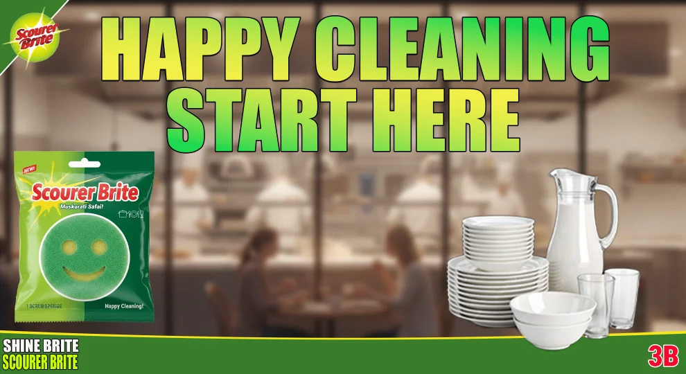 Happy Cleaning Start Here Homepage Banner
