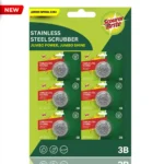 Scourer Brite Stainless Steel Jumbo Spiral 6 in 1 New Package