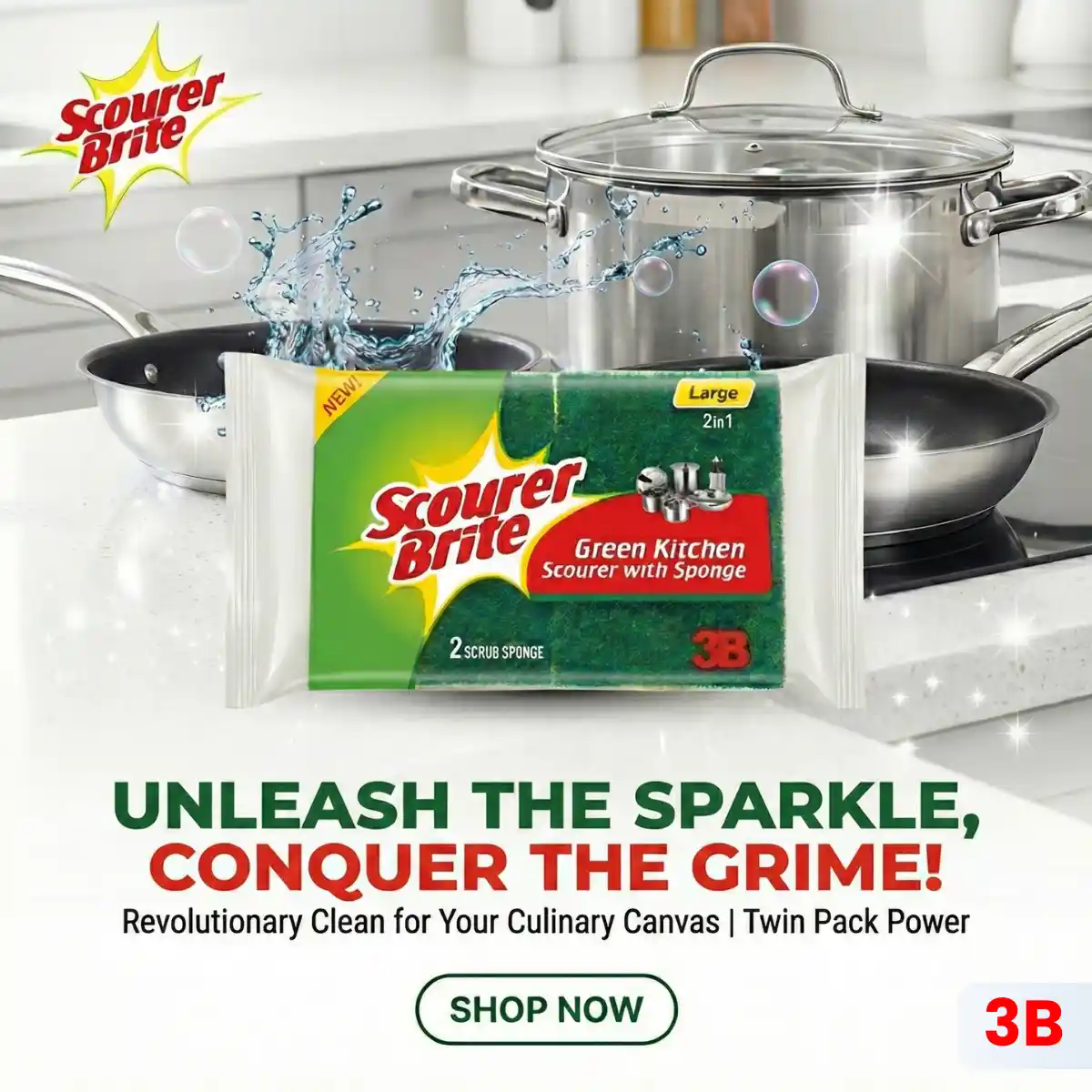 Scourer Brite Bumper Saver 2 in 1 Social Media Post