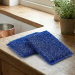 Scourer Brite Fibre Abrasive Blue Product on shelf