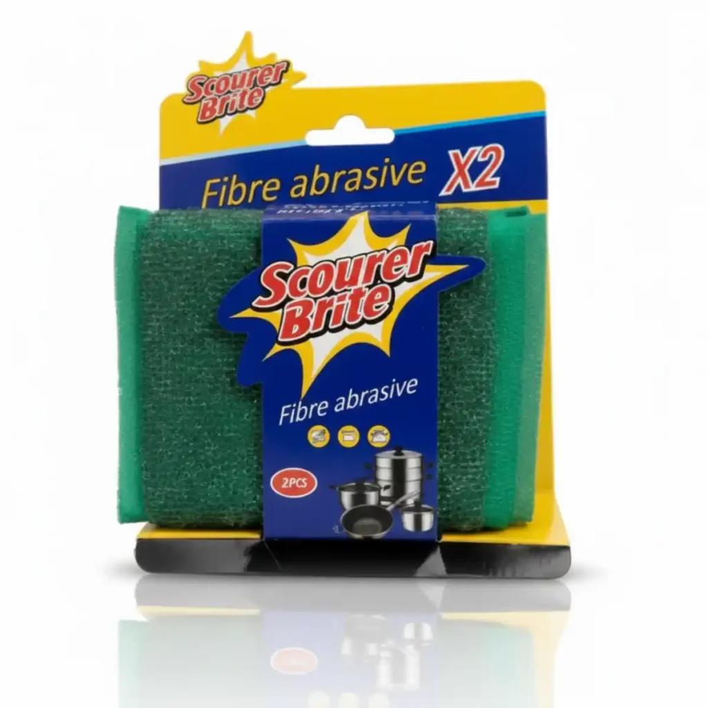 Scourer Brite Fibre Abrasive Green product Front