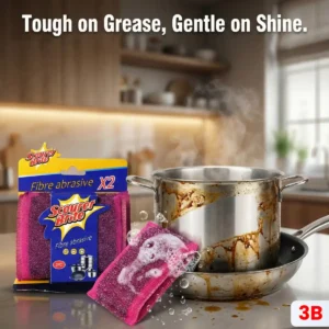 Scourer Brite Fibre Abrasive Red Social Media Post