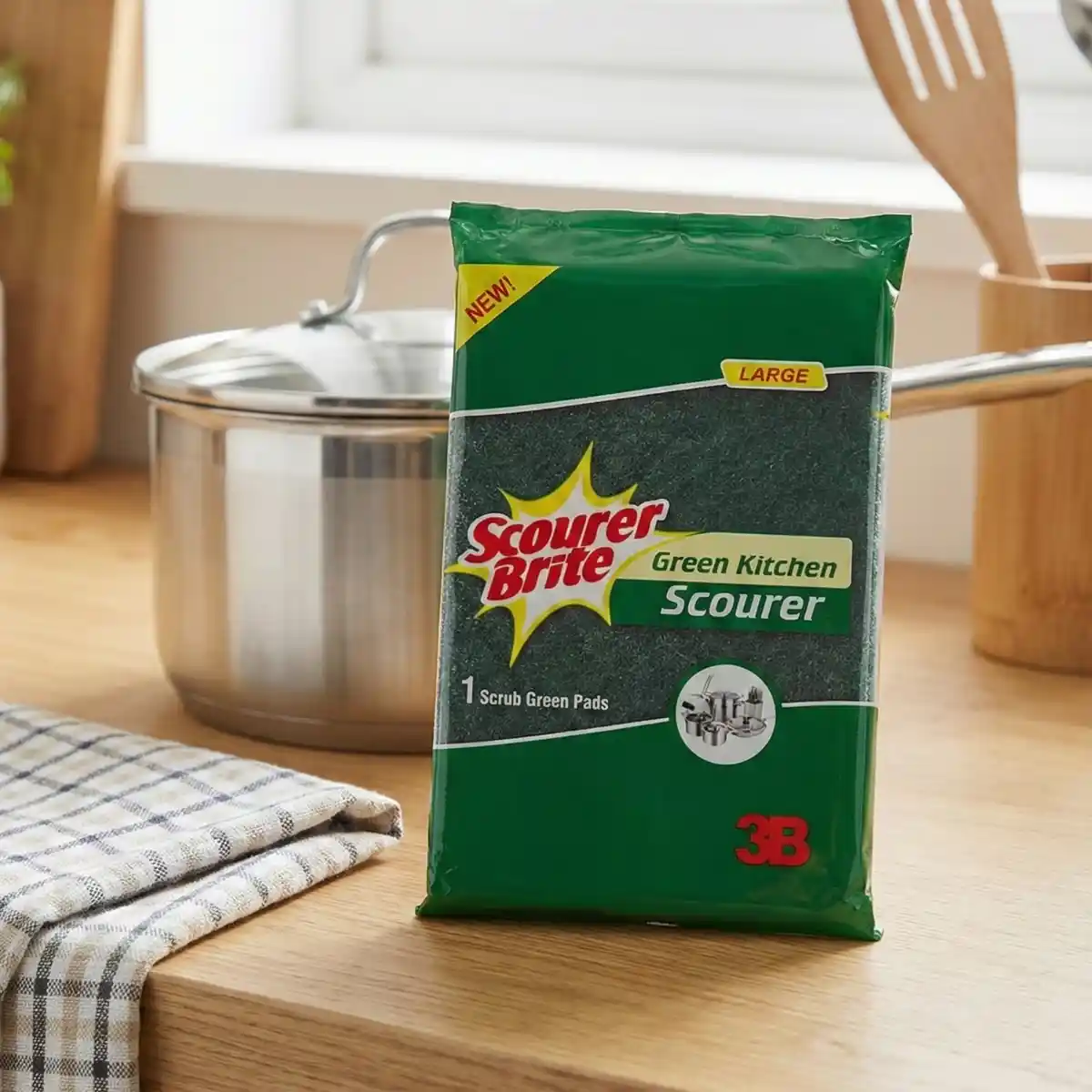 Scourer Brite Large Green Pad 1s post