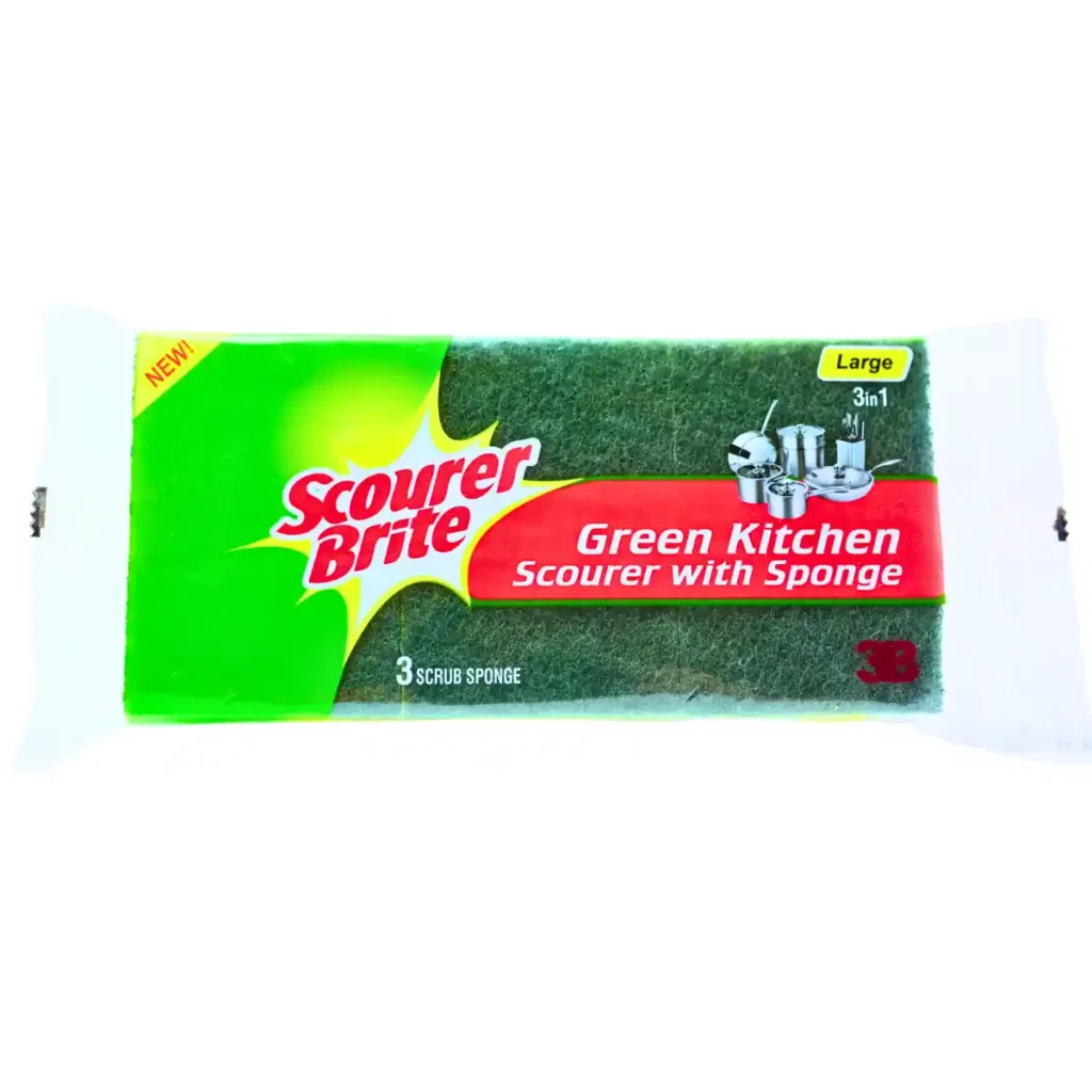 Scourer Brite Large Leminate 3 in 1 packet Front