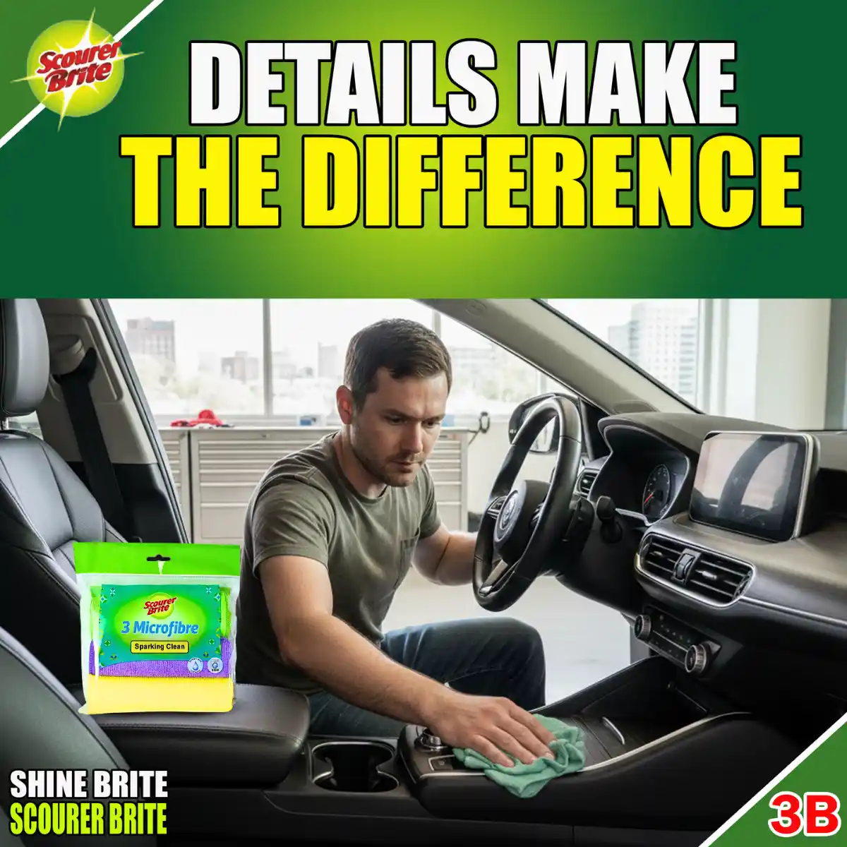 Scourer Brite Microfiber 3s Social Media Post