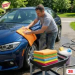 Scourer Brite Microfiber 8s Man is Using