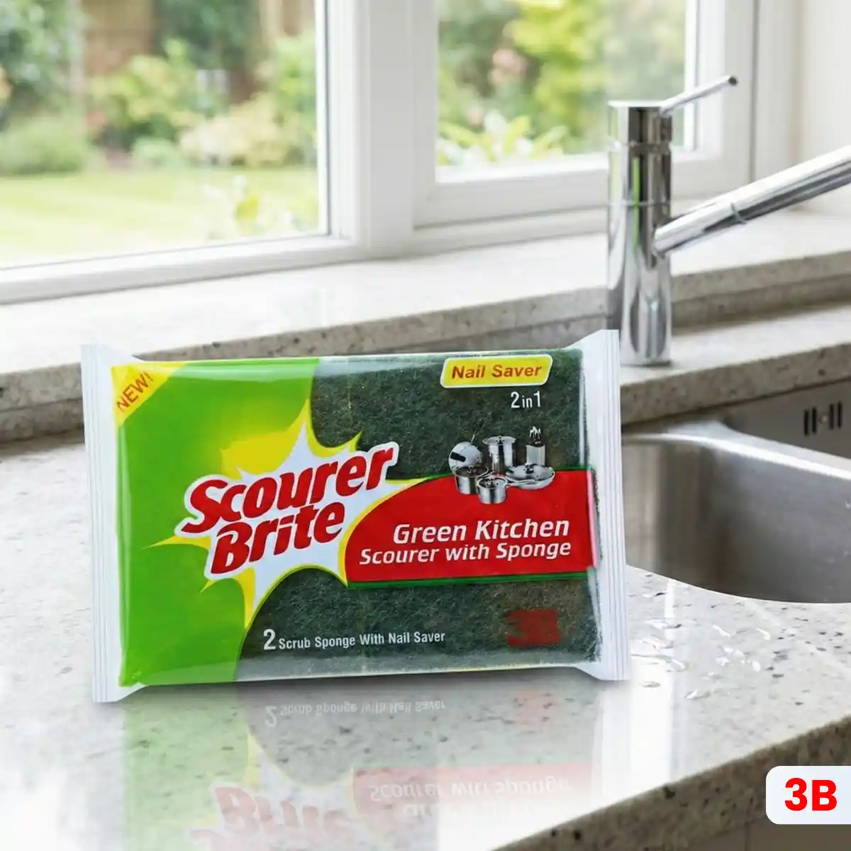 Scourer Brite Nail Saver 2in 1 Post