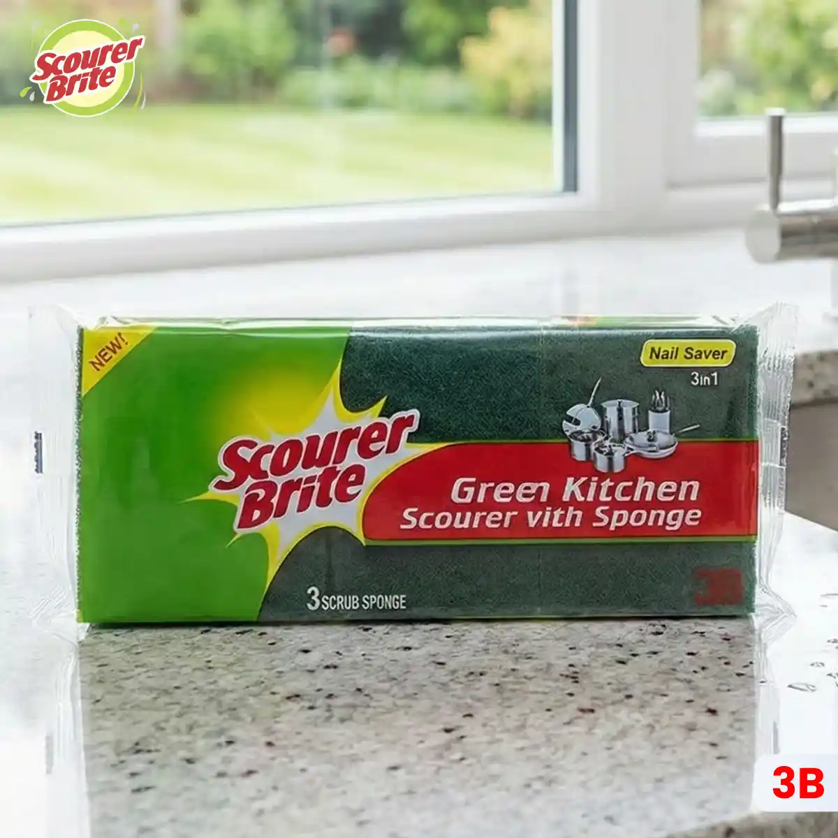 Scourer Brite Nail Saver 3 in 1 Post