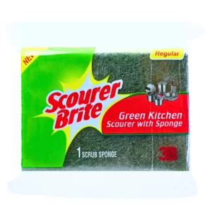 Scourer Brite Regular Sponge 1s Packet Front 2