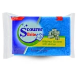 Scourer Brite Sponge Blue 1s Packet Front