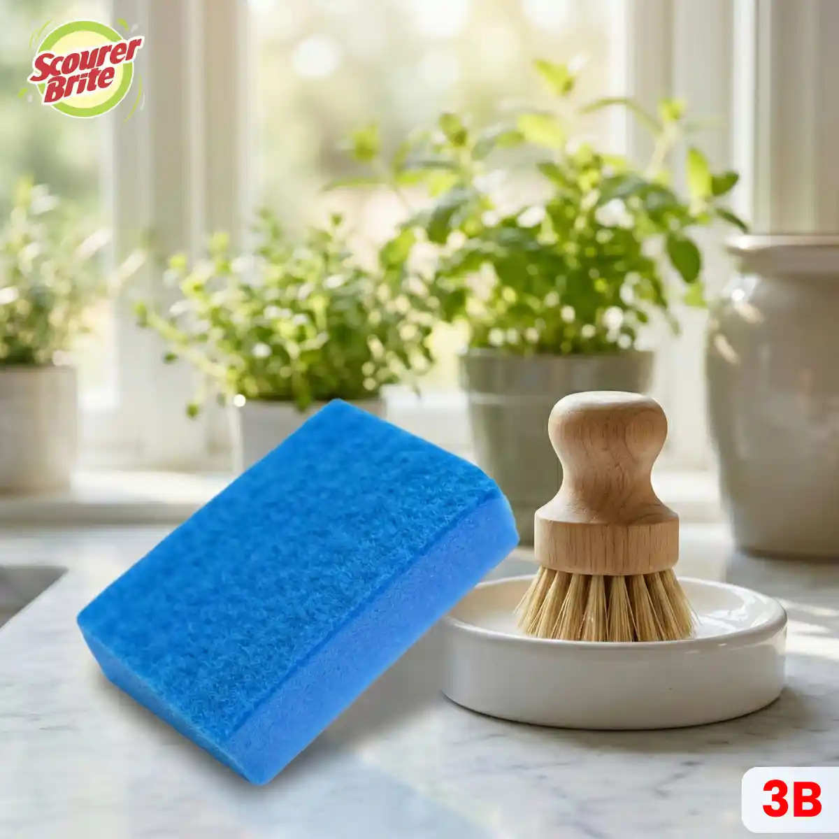 Scourer Brite Sponge Blue 1s Product Landing