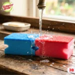 Scourer Brite color Nail Saver Large 2 in 1 Product Side